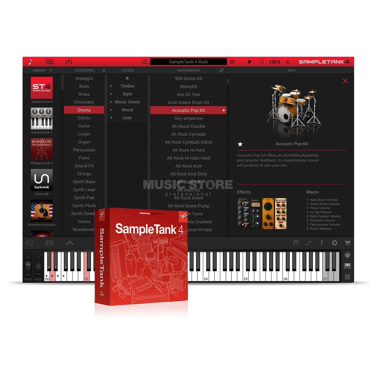 IK Multimedia SampleTank   4 + Future Synths